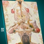 Картина на стену Геншин Импакт Игра Ноэлль 40x50