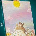 Картина на стену Хаяо Миядзаки Аниме Мой сосед Тоторо 40x50