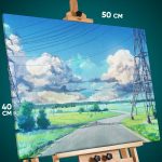 Картина на стену Бесконечное лето Игра пейзаж 40x50