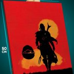 Картина на стену Звездные войны Мандалорец 40x50