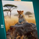 Картина на стену Животные лепопард 40x50