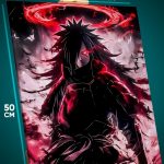 Картина на стену Наруто Аниме Мадара Учиха 40x50