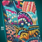 Картина на стену Животные бабочки абстракция 40x50