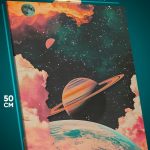 Картина на стену Космос планеты 40x50