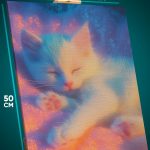 Картина на стену Котики спит 40x50