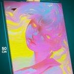 Картина на стену Девушка Арт сюрреализм 40x50