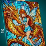 Картина на стену Мультфильмы Клуб Винкс Блум 40x50