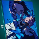 Картина на стену Клинок рассекающий демонов Аниме Шинобу 40x50