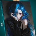 Картина на стену Аркейн Игра Джинкс 40x50