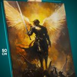 Картина на стену Религия ангел архангел 40x50