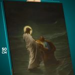 Картина на стену Религия Иисус Христос Бог 40x50