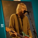 Картина на стену Музыка Курт Кобейн Nirvana 40x50