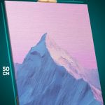 Картина на стену Пейзаж лесной природа горы 40x50