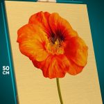 Картина на стену Цветы листья растений 40x50