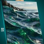 Картина на стену Пейзаж морской природа волны берег 40x50