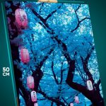 Картина на стену Пейзаж Япония дерево улица 40x50