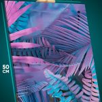 Картина на стену Цветы тропические 40x50