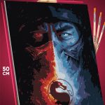 Картина по номерам Mortal Kombat Игра 40x50