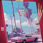 Картина по номерам Grand Theft Auto Игра 40x50