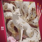 Картина по номерам Фэнтези лиса кицунэ Япония 40x50