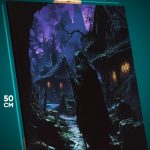 Картина на стену Темная фэнтези маг чародей 40x50