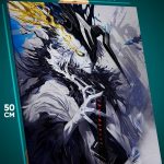 Картина на стену Блич Аниме Ичиго Куросаки 40x50