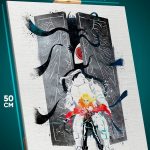 Картина на стену Стальной алхимик Аниме Эдвард и Ал Элрик 40x50