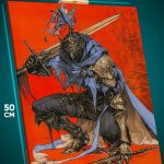 Картина на стену Dark Souls Игра рыцарь Арториас 40x50
