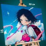 Картина на стену Первородный грех Такопи Аниме 40x50