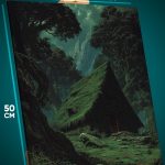 Картина на стену Темная фэнтези пейзажи дом изубшка 40x50