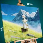 Картина на стену Фрирен Аниме эльфийка 40x50