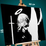 Картина на стену Человек-бензопила Аниме Angel Devil 40x50