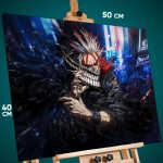 Картина на стену Дандадан Аниме Кен Такакура Окарун 40x50