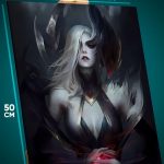 Картина на стену League Of Legends Игра Моргана 40x50