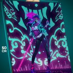 Картина на стену League Of Legends Игра KDA Акали 40x50