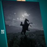 Картина на стену Red Dead Redemption Игра ковбой 40x50