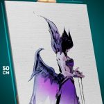 Картина на стену League Of Legends Игра Моргана 40x50