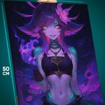 Картина на стену League Of Legends Игра Нико 40x50