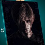 Картина на стену Resident Evil Игра Леон Кеннеди 40x50