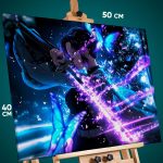 Картина на стену Клинок рассекающий демонов Аниме Шинобу 40x50