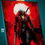 Картина на стену Devil May Cry Игра Данте 40x50