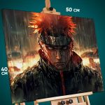 Картина на стену Наруто Аниме Пейн Нагато Акацуки 40x50