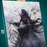 Картина на стену World of Warcraft Игра Сильвана эльфийка 40x50