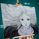 Картина на стену Яйцо ангела Аниме 40x50
