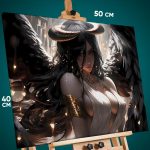 Картина на стену Повелитель Аниме Альбедо 40x50