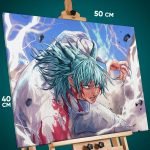 Картина на стену Магическая битва Аниме Хаджиме Кашимо 40x50