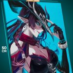 Картина на стену Геншин Импакт Игра Часка 40x50