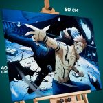 Картина на стену Магическая битва Аниме Годжо и Итадори 40x50