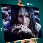 Картина на стену Наруто Аниме Орочимару Акацуки 40x50