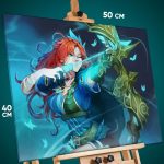 Картина на стену Dota 2 Игра Врка 40x50